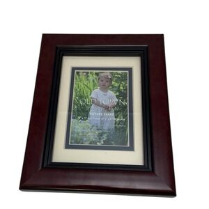 Old Town 2pk 5x7 m Frames Classic Dark Mahogany Brown Picture Frame